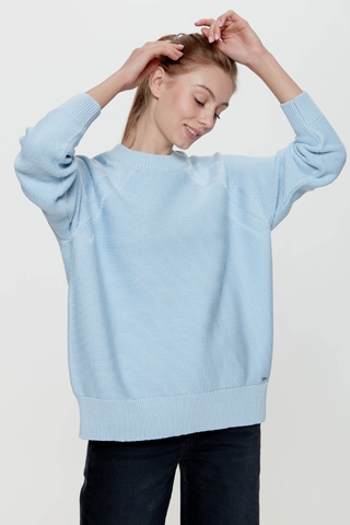 CONTE Фактурный джемпер с объемными рукавами-реглан LDK 216