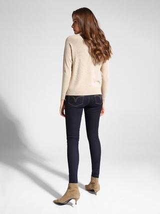 CONTE LDK 054 Вязаный джемпер из пряжи с вискозой премиального качества