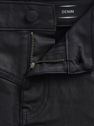 CONTE CON-388 Джинсовая юбка прямого силуэта с напылением «под кожу»