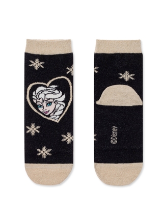 Conte-kids ©Disney Frozen Хлопковые носки с люрексом, стразами и рисунками героев 