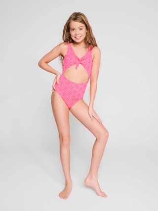 CONTE FASHION GIRL Слитный купальник с рисунком «соты»