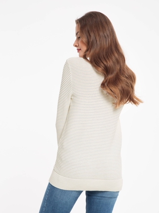 CONTE LDK 037 Удлиненный свитер из итальянской пряжи с модалом