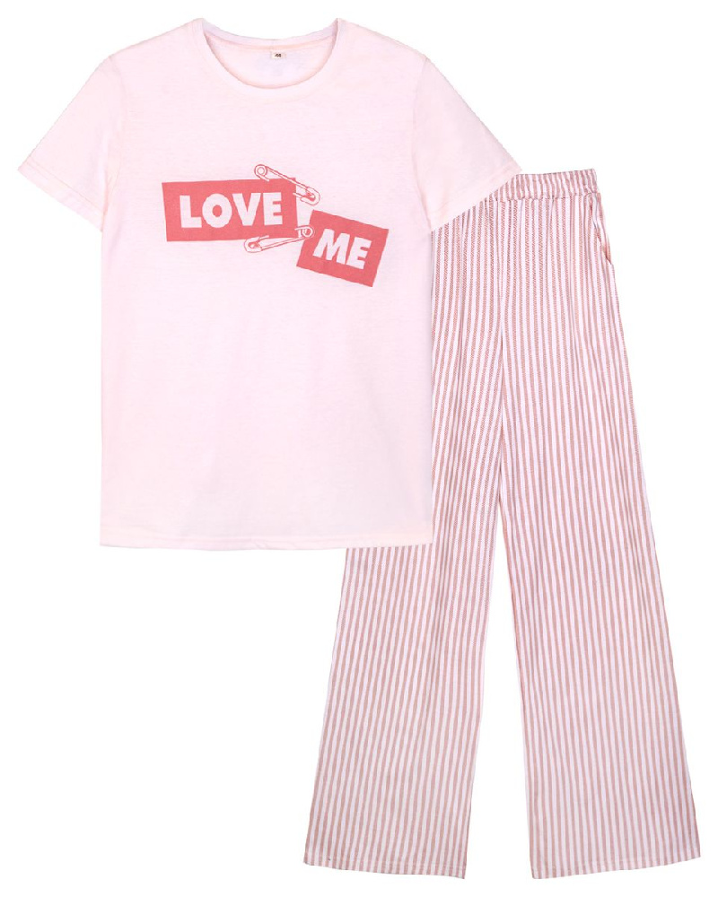 Пижама женская (футболка+брюки) Пижама женская (футболка+брюки)