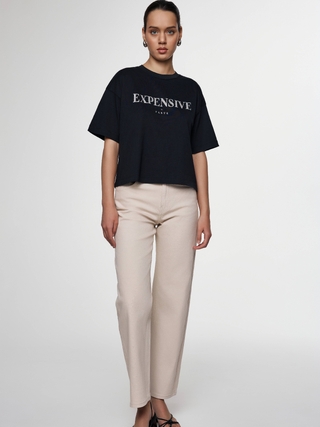 CONTE CON-640 Джинсы прямого кроя высокой посадкой