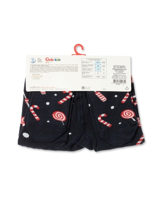 CONTE-KIDS Новогодние колготки с помпоном «Sweet»