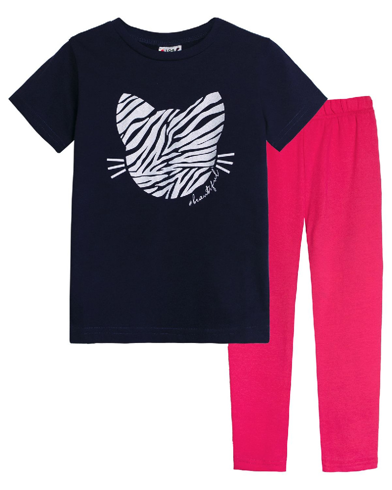 Комплект для девочки (футболка-лосины)