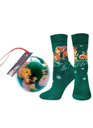 БРЕСТСКИЕ НОСКИ 4200К NEW YEAR (носки в шаре)