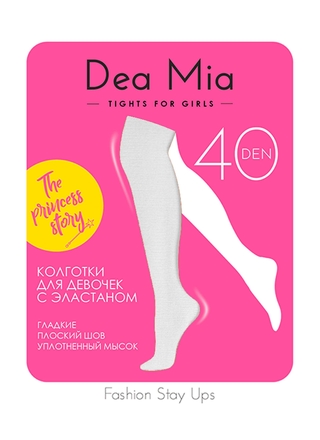 DEA MIA ДЛЯ ДЕВОЧЕК С ЭЛАСТАНОМ 40 (ПА плотные)