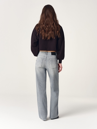 CONTE Джинсы straight дымчато-серого цвета CON-875