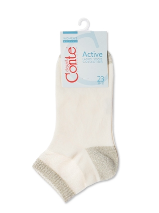 CONTE ACTIVE Короткие носки с люрексом