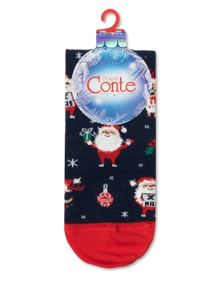 CONTE NEW YEAR Новогодние носки с пушистой нитью «Holiday»