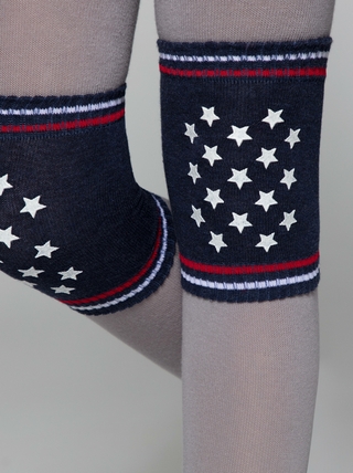 CONTE-KIDS TIP-TOP Наколенники из хлопка с антискользящим покрытием