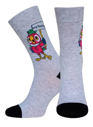 БРЕСТСКИЕ НОСКИ МУЖСКИЕ 2155 СМФ "Попугай Кеша" (средней длины)