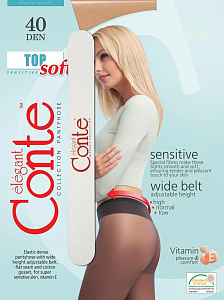 CONTE TOP SOFT 40 Колготки женские (с пилочкой для ногтей)