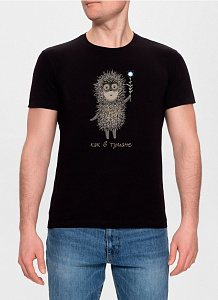 ALFA ФУТБОЛКА МУЖСКАЯ 6612 СОЮЗМУЛЬТФИЛЬМ ("Ежик в тумане")