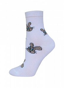 Брестские Носки женские 1161 СМФ "Ну, погоди!" (средней длины)