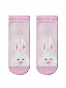 Conte-kids TIP-TOP Хлопковые носки с пушистым рисунком "Зайчик"