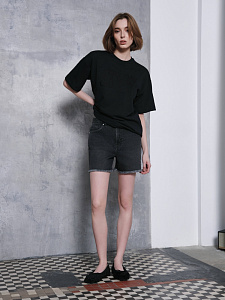 CONTE CON-646 Джинсовые шорты с бахромой