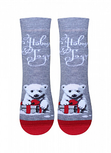 БРЕСТСКИЕ НОСКИ ДЕТСКИЕ 3079 NEW YEAR (рисунок, НГ)