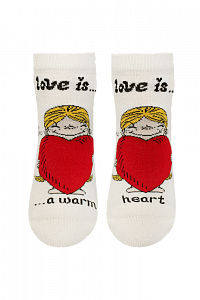 БРЕСТСКИЕ НОСКИ ЖЕНСКИЕ 1163 LOVE IS (укороченные)