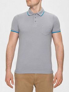 DIWARI MD 944 Футболка-поло с контрастной отделкой 