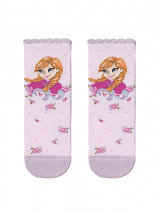 Conte-kids ©Disney Frozen Хлопковые носки с люрексом, стразами и рисунками героев 