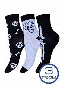 БРЕСТСКИЕ НОСКИ ДЕТСКИЕ 3081/3 SCHOOL (комплект 3 пары)
