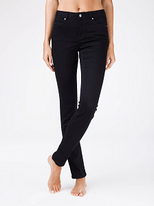 CONTE CON-91 Ультрамягкие черные джинсы с эффектом "мгновенная коррекция живота"