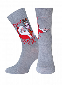 БРЕСТСКИЕ НОСКИ МУЖСКИЕ 2146 NEW YEAR (средней длины, НГ)