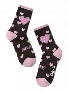 Conte-kids SOF-TIKI Махровые носки с рисунками "Сердечки"