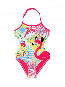 ESLI Яркий слитный купальник FLAMINGO