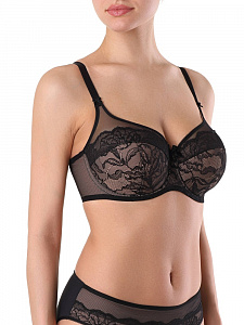 CONTE SONATA TB5027 Бюстгальтер балконет c чашками на дубляже с хлопком