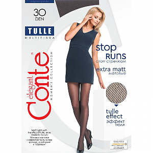 Колготки женские Tulle 30 grafit