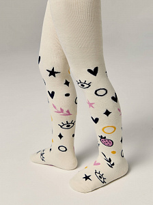 Conte-kids Колготки SOF-TIKI (махровые внутри) с рисунками