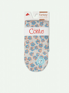 CONTE FANTASY Носки с принтом из смесовой пряжи с хлопком и льном