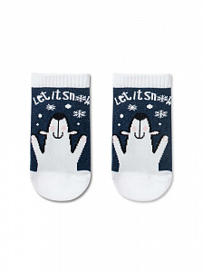 CONTE-KIDS Новогодние носки «Let it snow»