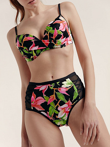 CONTE TROPICAL GARDEN Лиф-балконет с цветочным рисунком и эффектом push-up