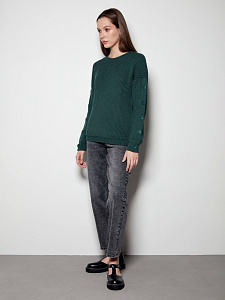 CONTE LDK 240 Джемпер с имитацией планки по рукавам