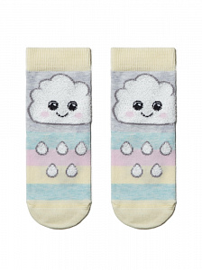Conte-kids TIP-TOP Хлопковые носки с пушистым рисунком "Тучка"