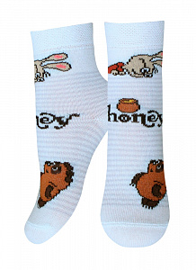 БРЕСТСКИЕ НОСКИ ДЕТСКИЕ 3053 СМФ "Винни Пух" (средней длины)