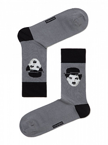 DIWARI HAPPY Хлопковые носки с рисунками "Чаплин"