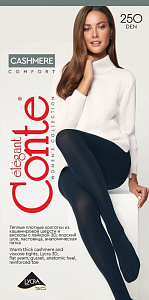 CONTE CASHMERE 250 Теплые Колготки женские с кашемиром