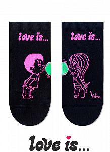 БРЕСТСКИЕ НОСКИ ЖЕНСКИЕ 1163 LOVE IS (укороченные)