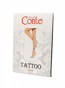 CONTE TATTOO Light Love Колготки женские с рисунком