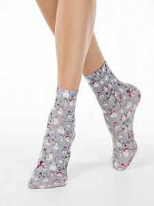 CONTE FANTASY 70 Носки с новогодними рисунками