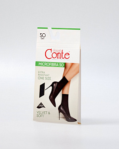CONTE MICROFIBRA 50 NEW Носки женские (конверт)