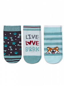 CONTE-KIDS TIP-TOP (3 пары) Хлопковые носки 