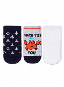 CONTE-KIDS TIP-TOP (3 пары) Хлопковые носки 