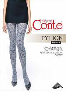 CONTE PYTHON Колготки женские со змеиным рисунком