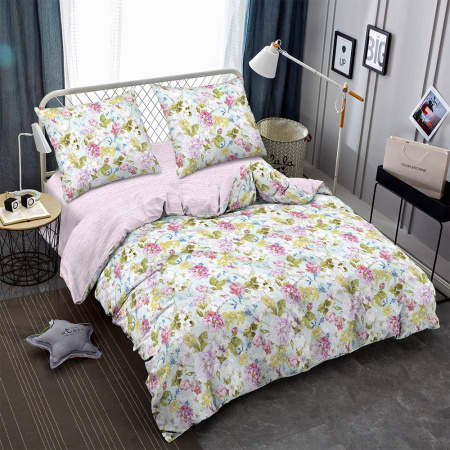 Комплект постельного белья, семейный, бязь